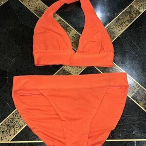 Susana Monaco Pumpkin Orange Spice Bikini Size M